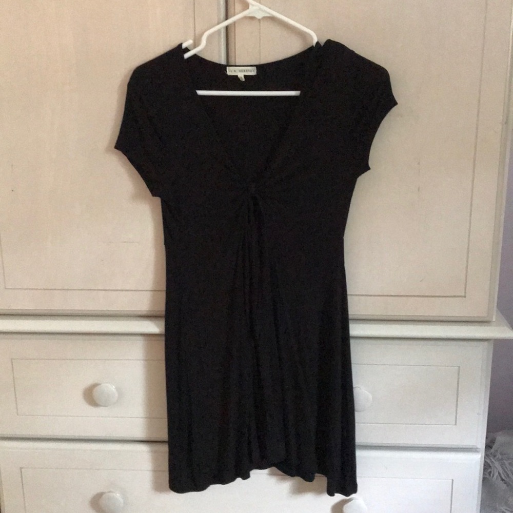 black t shirt dress